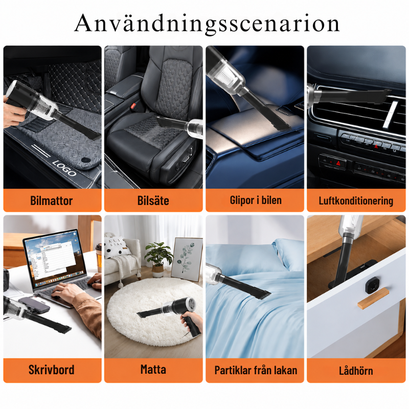 MiniVac - En trådlös dammsugare för bilen och hemmet