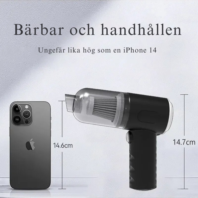 MiniVac - En trådlös dammsugare för bilen och hemmet